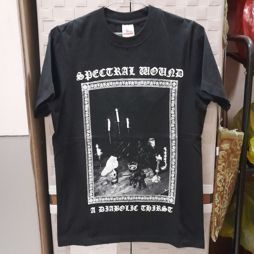 T-Shirt/Kaos Spectral Wound - A Diabolic Thirst Official Necrolust