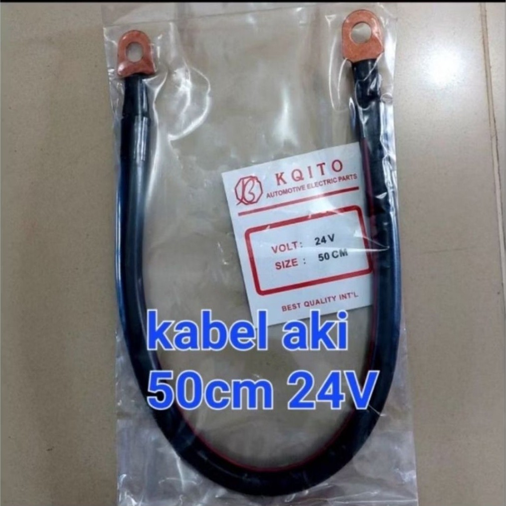 Kabel Aki 24 Volt 50cm Untuk Truk Mobil