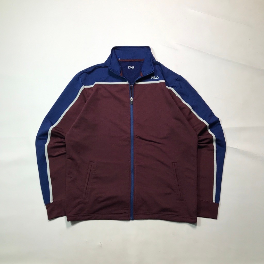tracktop fila colorblock, tracksweet fila vintage preloved