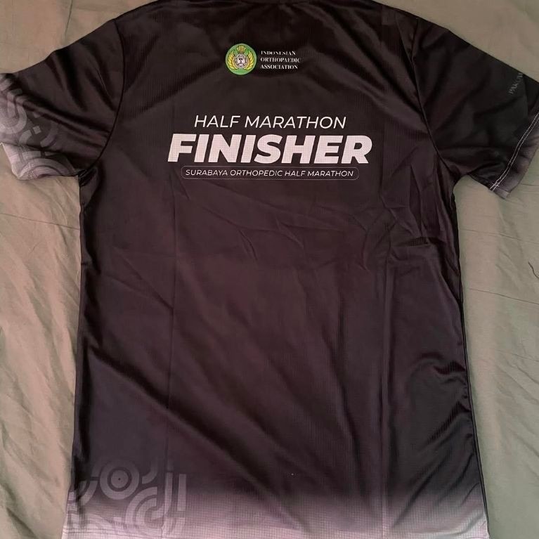 Jersey Finisher 21K Surabaya Ortopedic Half Marathon 2026 ukuran M