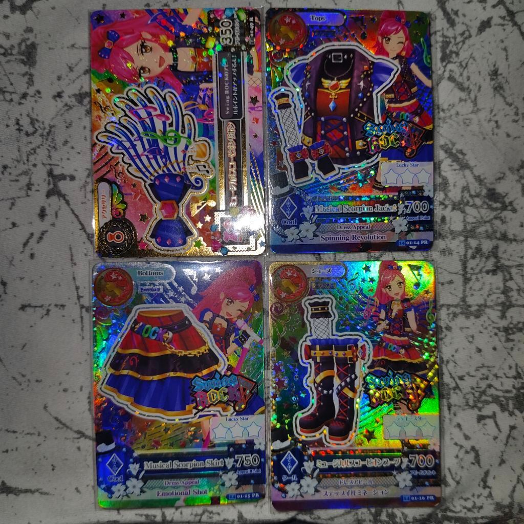 Aikatsu Seira Musical Scorpion Coord Jepang Indonesia Premium Rare Scorpio