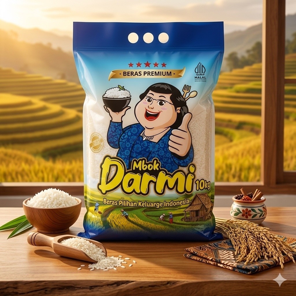 beras premium mbok darmi berat 10kg