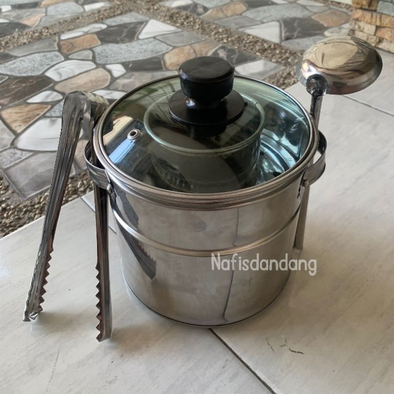 DANDANG BAKSO UNYIL MINI LUCU 16CM STAINLES