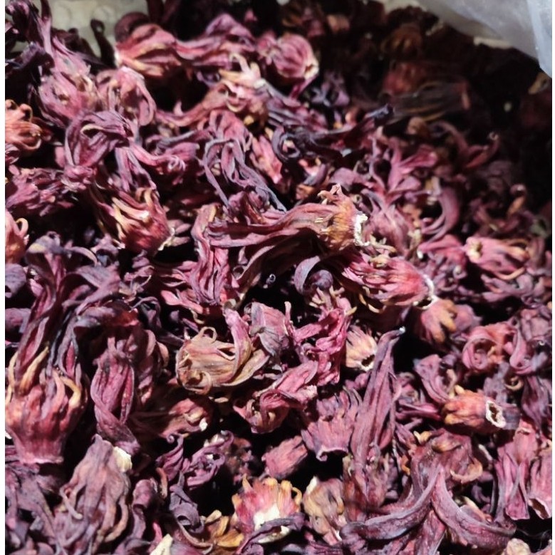Bunga Rosella Kering 100gr Premium | Rosella Kering | Teh Rosella Herbal Alami
