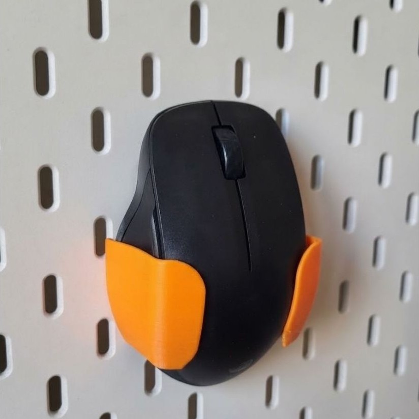 stand mouse pegboard holder