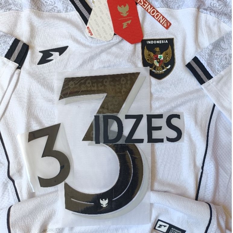 Nameset Timnas Jersey Away Erspro 2025 Original