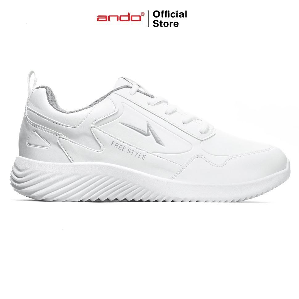 New Ando Sepatu Sneakers Pria Dewasa Ehner Putih