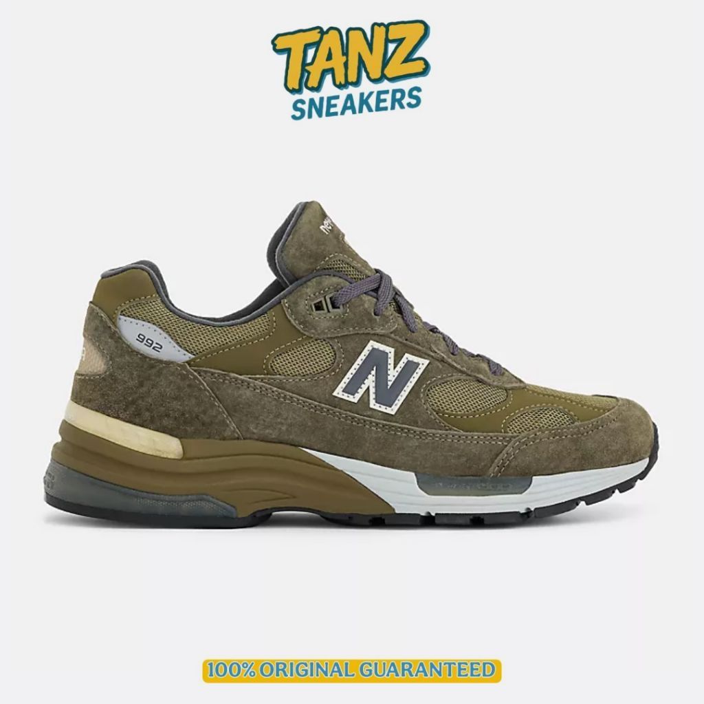 SEPATU SNEAKERS NB 992 MADE IN USA DARK CAMO ORIGINAL BNIB RESM