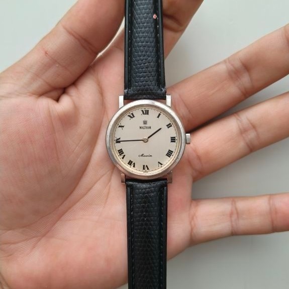 Jam Waltham Maxim World Over Manual Winding Swiss Made ORIGINAL Vintage
