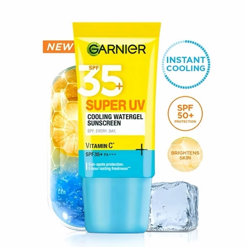 Garnier Super UV Cooling Watergel Sunscreen Wajah Spf 35 20ml