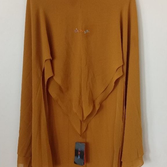 sisesa Khimar new tag mustard