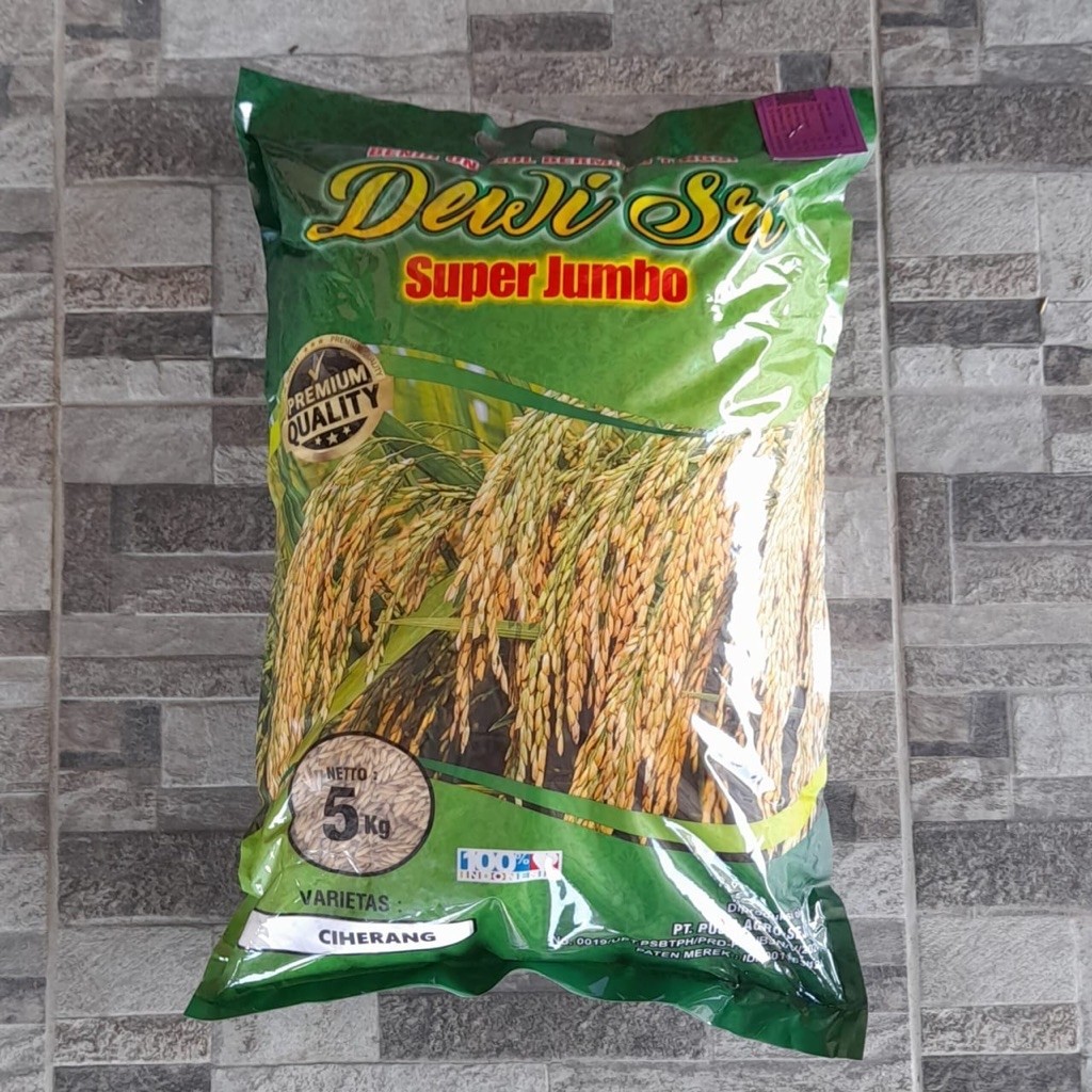 Benih padi ciherang SS jumbo 5kg bersertifikat