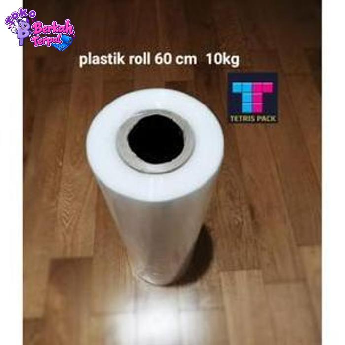 plastik  gulungan pp roll  bening uk 60cm
