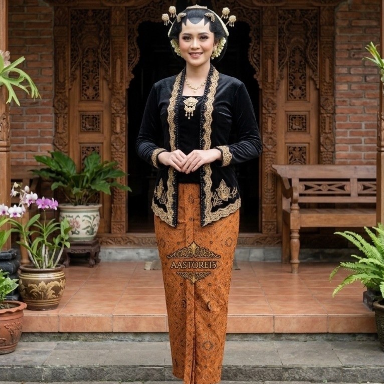 Rok Wiru instan motif batik sogan sragenan