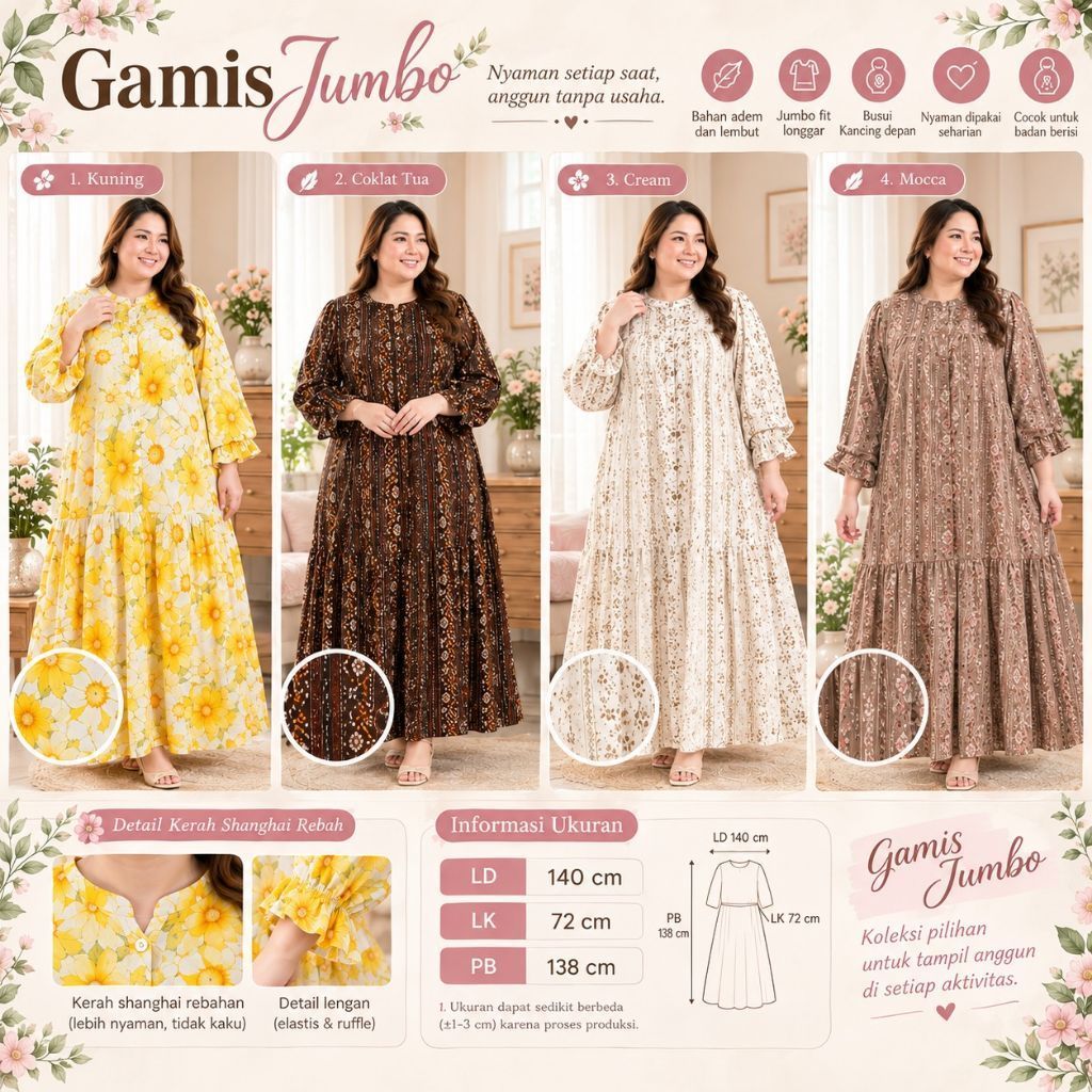 Gamis Jumbo Ld 140