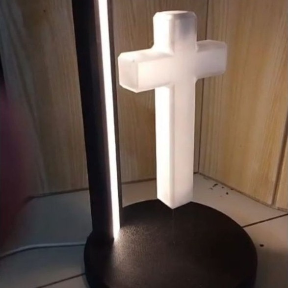 Lampu malam, lampu meja, lampu tidur custom Salib, Buddha, Bulan Sabit