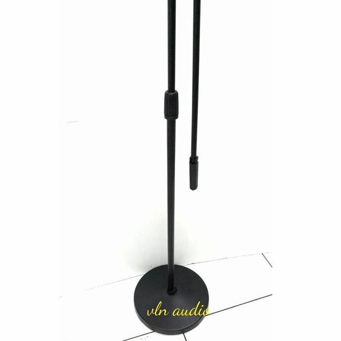 Musica- Stand Mic Microphone Kaki Bulat