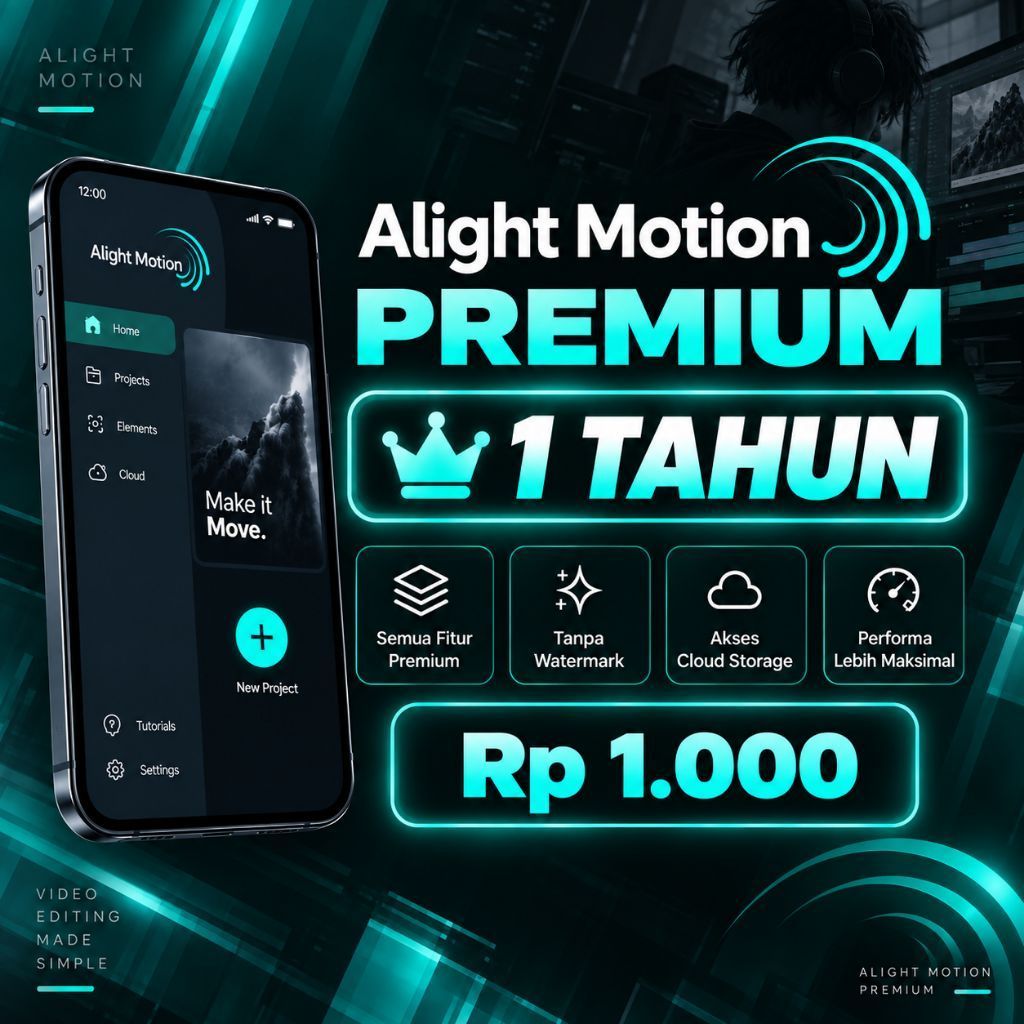 ALIGHT MOTION PREMIUM 1 TAHUN PRIVATE