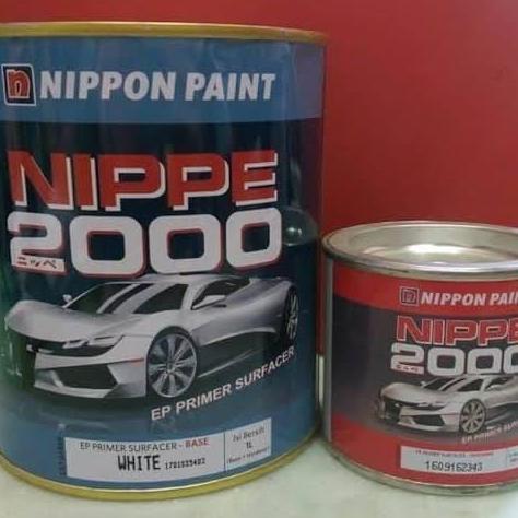 NIPPE EPOXY PRIMER SURFACER CAT DASAR NIPPE 2000 PUTIH 1 LITER