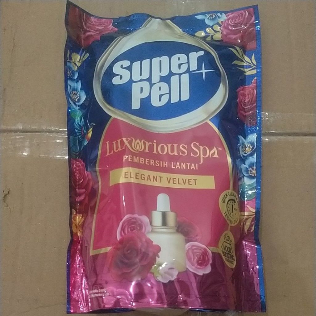 Super Pell Luxurious Spa Pembersih Lantai Elegant Velvet sachet pembersih lantai