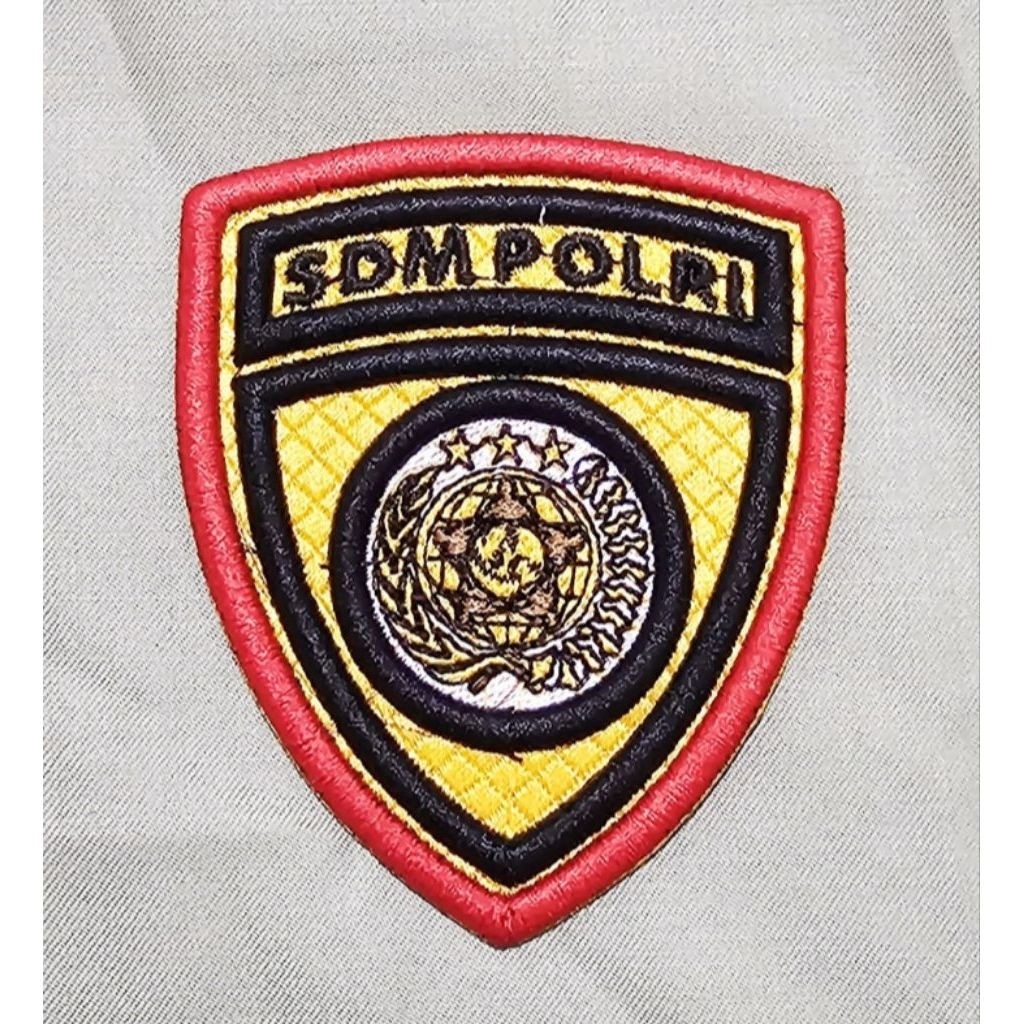 bordir timbul SDM polri