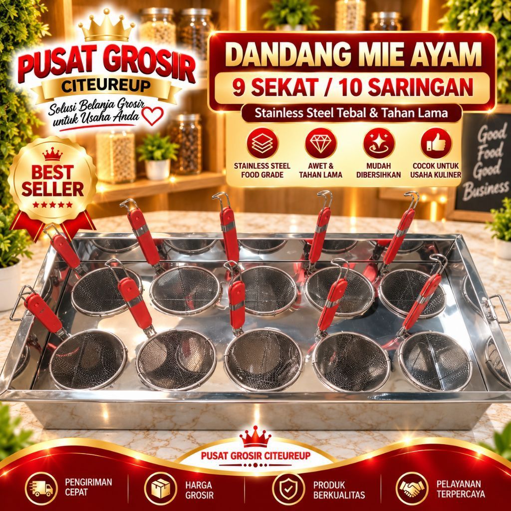Dandang Mie Ayam Lubang 10 / Panci Mie ayam / Dandang Mie Kocok/ Panci Mie kocok