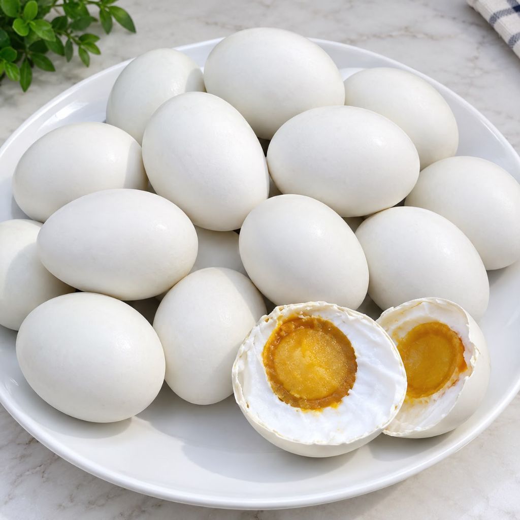 telur asin putih(telur bebek putih) isi 10