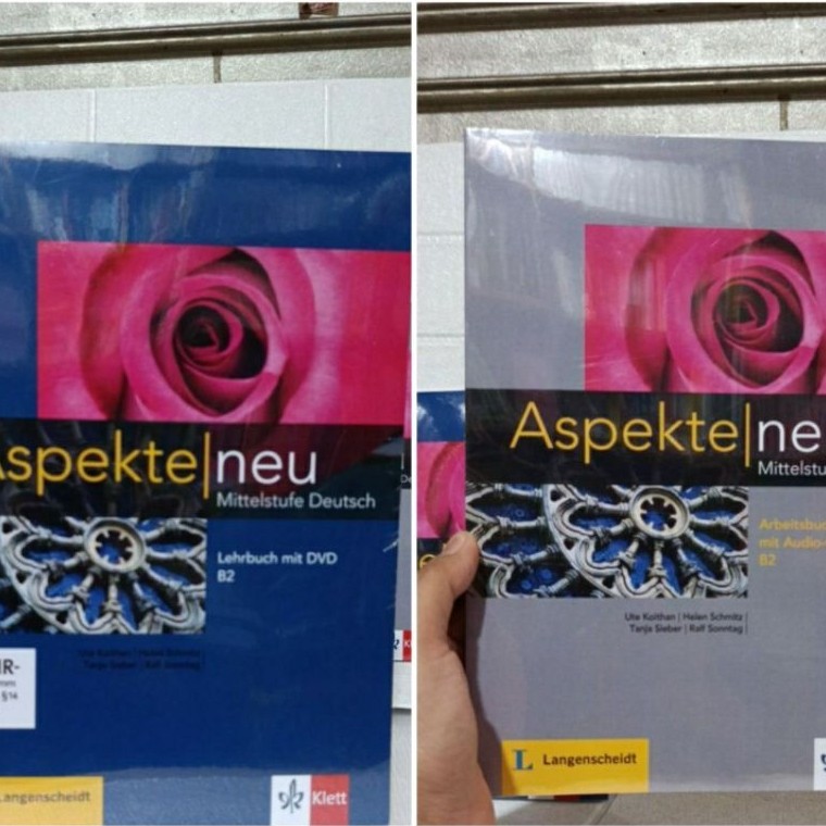 Buku Belajar Bahasa Jerman Aspekte Neu B2 Warna