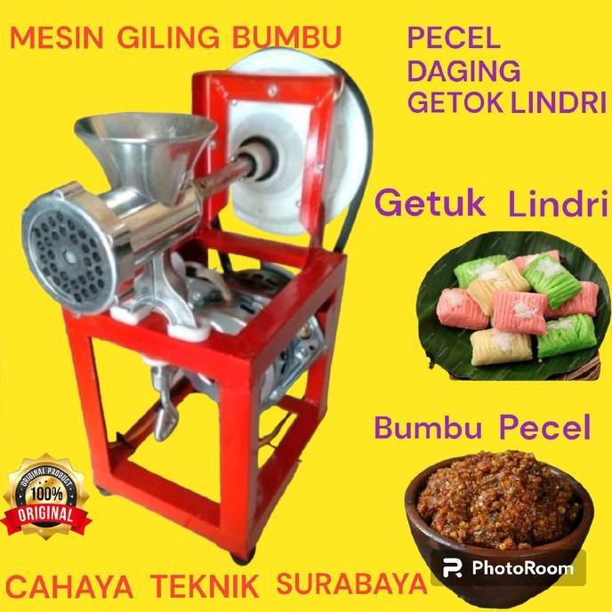 HARGA DISC - Mesin gilingan getuk lindri dan bumbu pecel komplit Dinamo  Mesin gilingan daging/bumbu