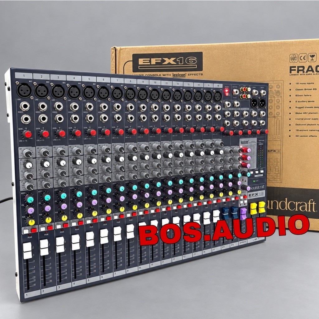 MIXER SOUNDCRAFT EFX16 16 channel EFX 16