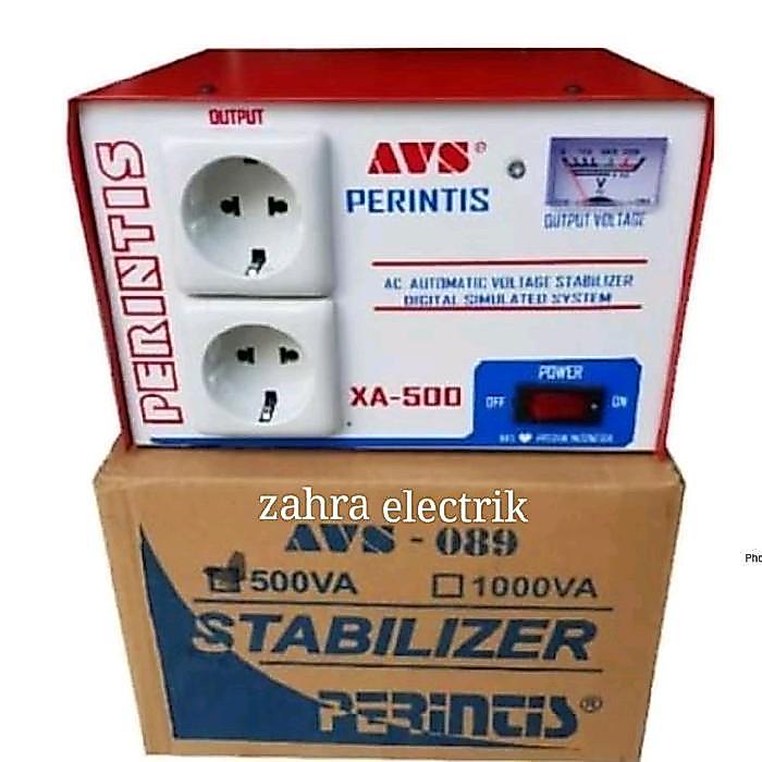 STABILIZER PERINTIS / PENYETABIL TEGANGAN LISTRIK UNTUK ELECTRONIK TV KULKAS MEJIK COM EXTRA BUBLE W
