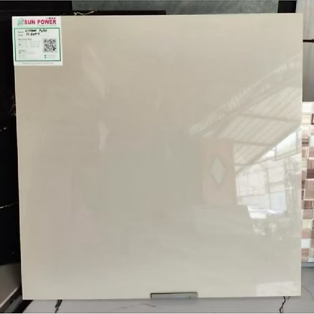 Sun Power Granit Lantai 60x60 Cream Polos Glossy KW3