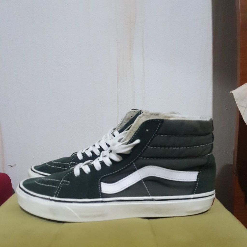 Van's Sk8 High forest green size 42 second original