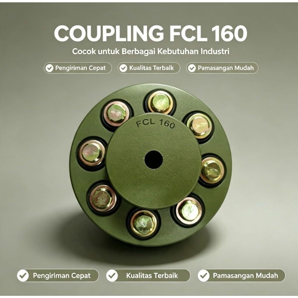 Coupling FCL 160 Flexible Coupling Sparepart Kopling Mesin