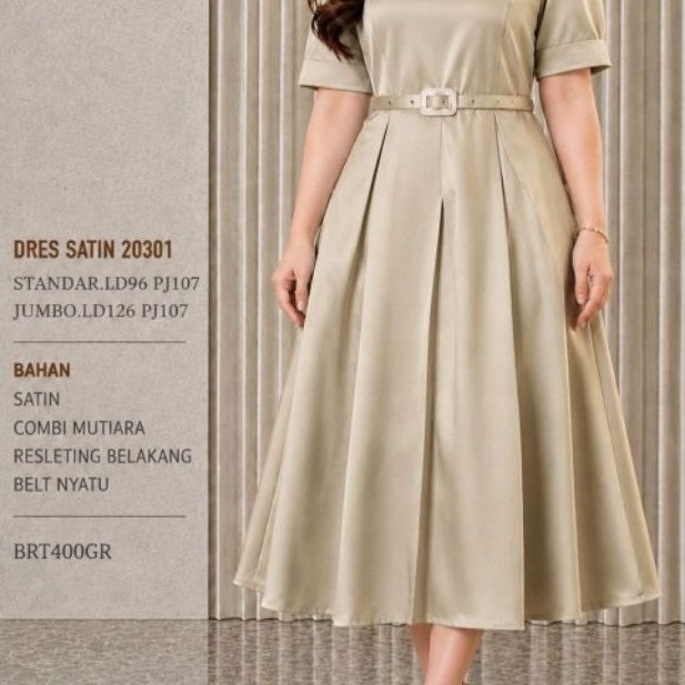 dress satin polos 20301