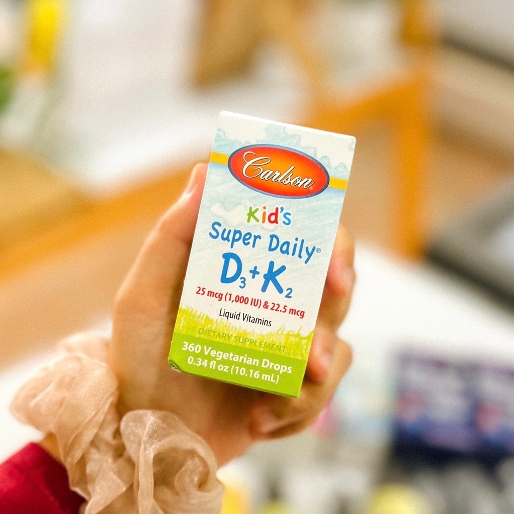 D3+K2 Kids Carlson | Carlson kids super daily D3 + K2 | D3 K2 anak | vitamin D3 | 100% original