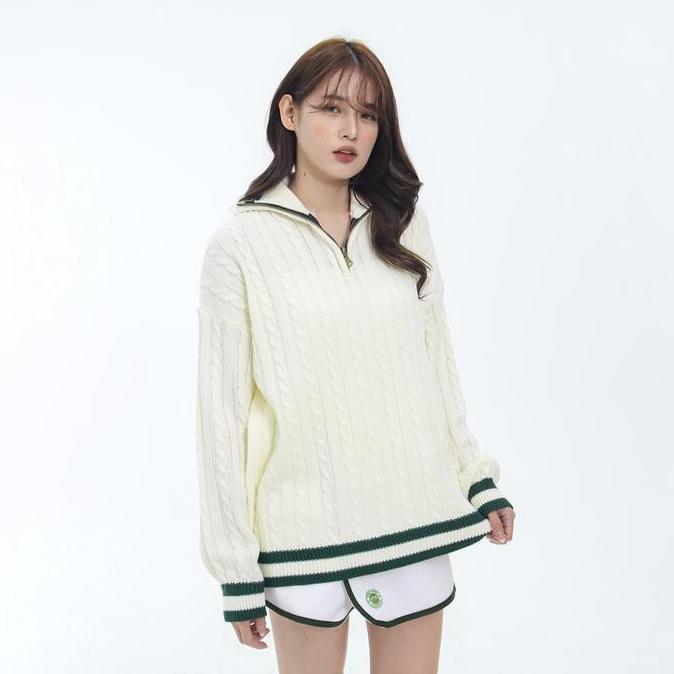 Loony - Cable Polo Knit - Sweater HIS
