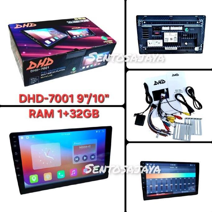 Headunit Android 10Inch DHD-7001 RAM 1+32GB