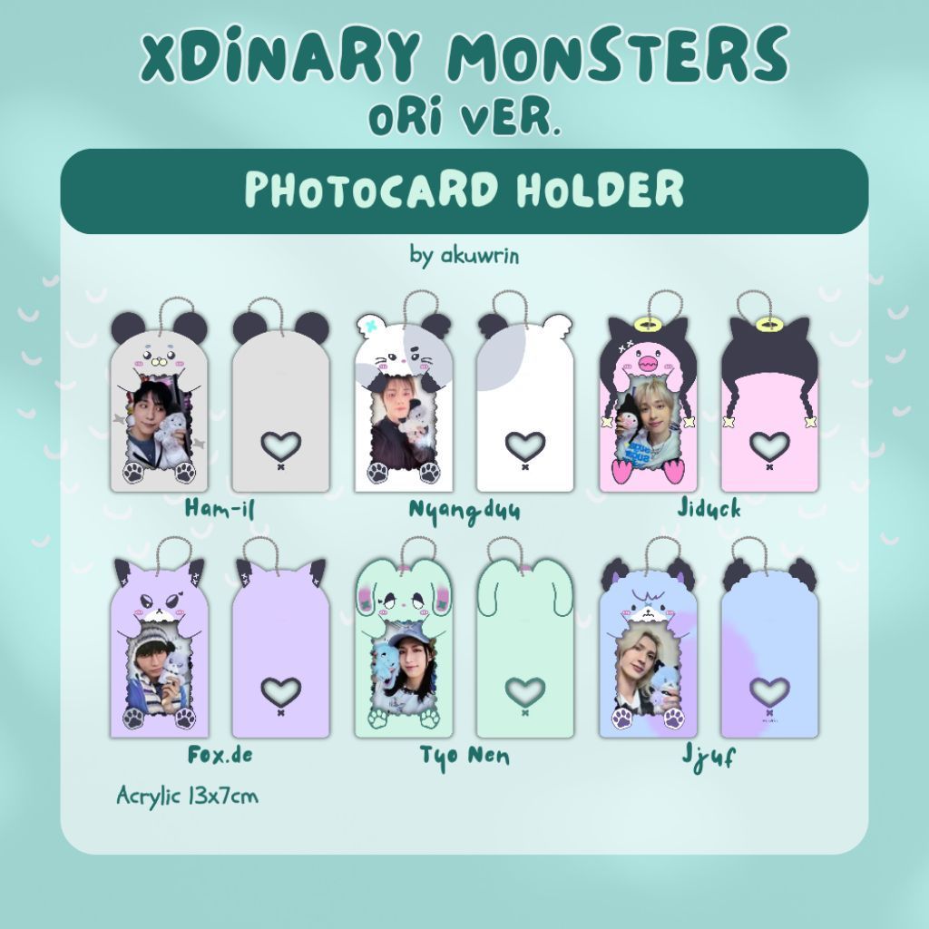 Xdinary Monsters Photocard Holder Xdinary Heroes
