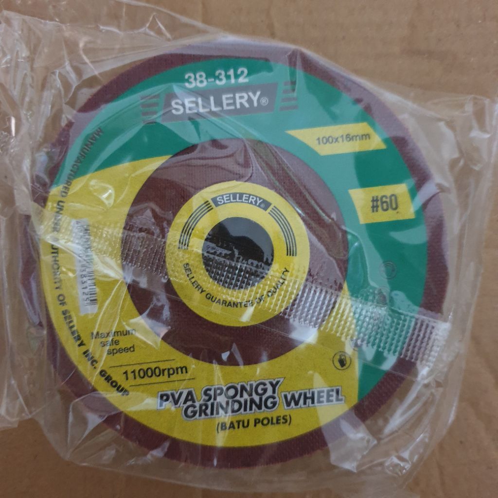 SELLERY Batu Spongy Sponge Spongi Batu Gerinda Poles