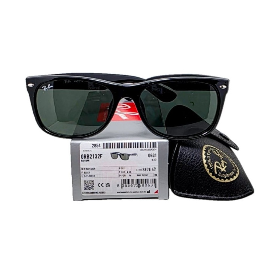 Sunglasses Kacamata Hitam Rayban New Wayfarer Rb2132F 901 58 3N