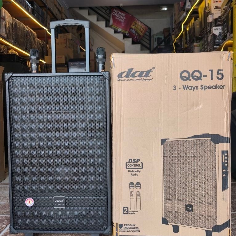 speaker dat QQ-15 speaker dat 15 inc bluetooth