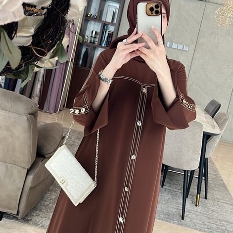 Marza Abaya Dress by Kaleela.id ORI fitri