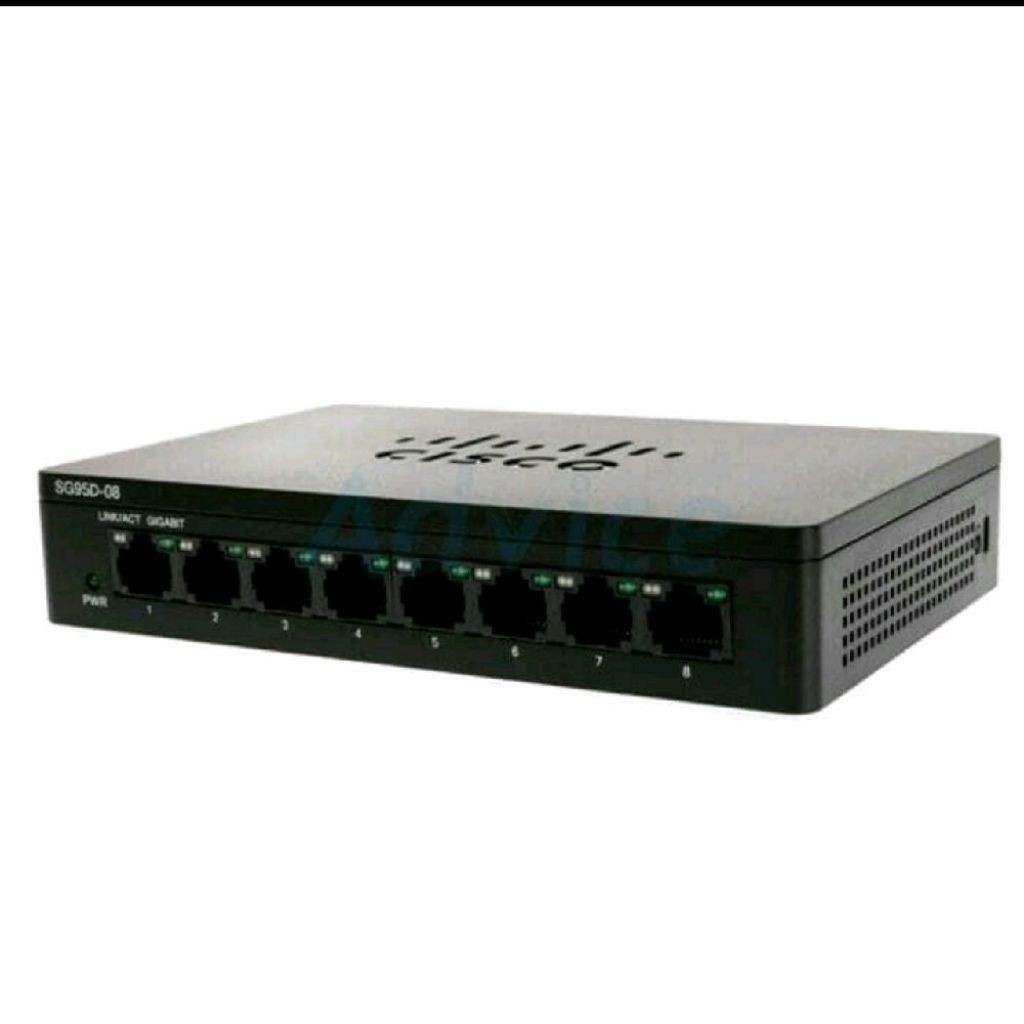 CISCO SG90D-08/SG95D-08 Switch hub 8 Port GIGABIT Desktop SG90D08  10/100/1000Mbps 10/100/1000 Mbps 