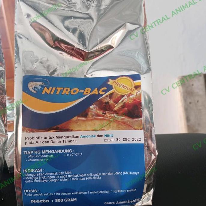 probiotik nitrobacter nitrobac @500gr untuk air budidaya perairan