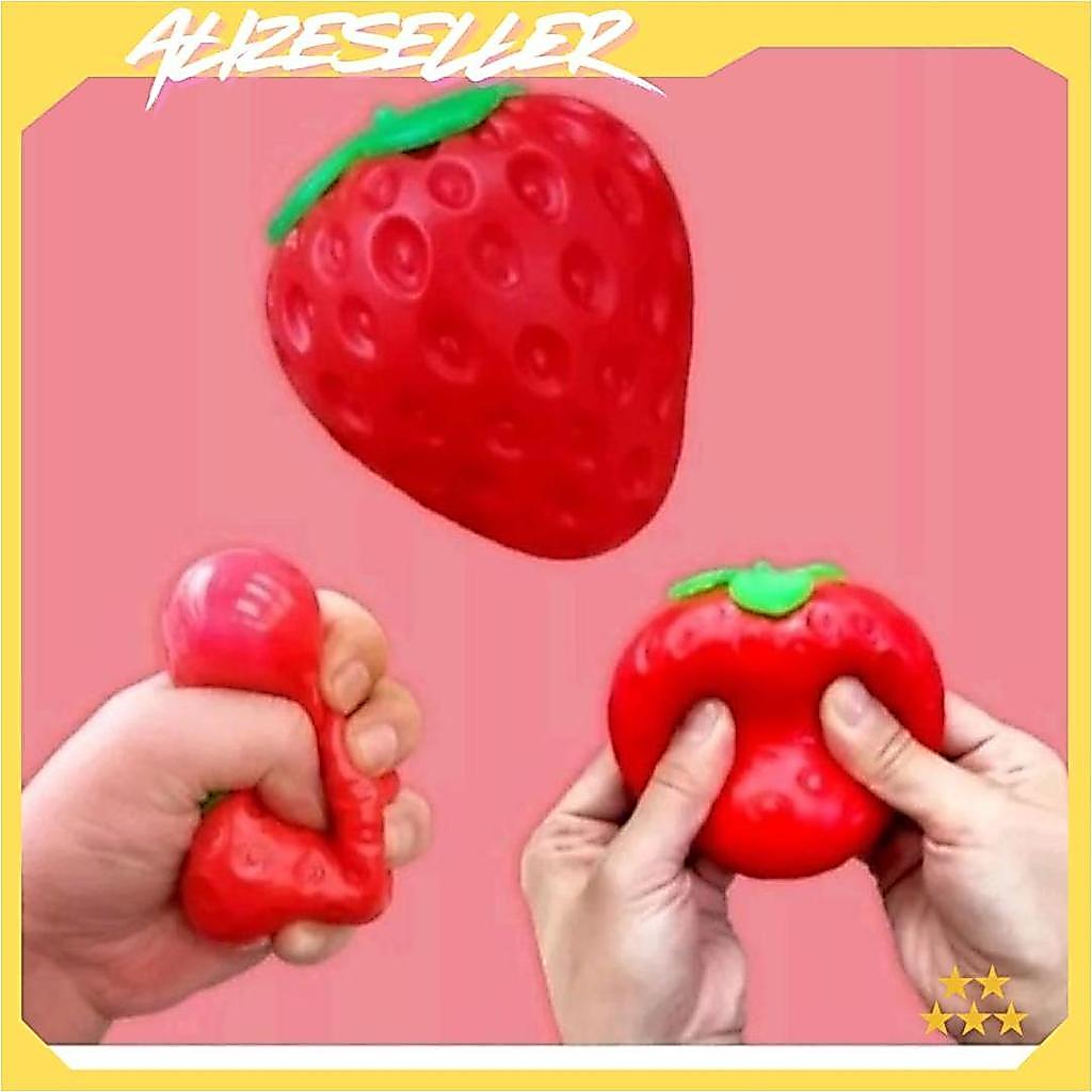 Promo Mainan Squishy Strawberry/Fidget Toys Squishy Strawberry Cod