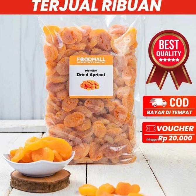Aprikot Kering 1 kg/  Foodmall Dried Apricot