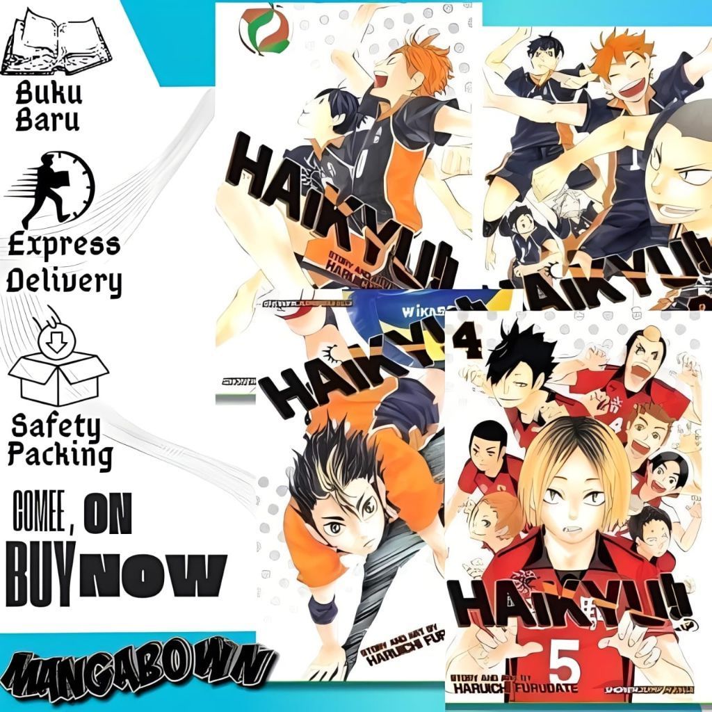Komik Manga Haikyuu Vol. 1-45 by Haruichi Furudate Bahasa Indonesia