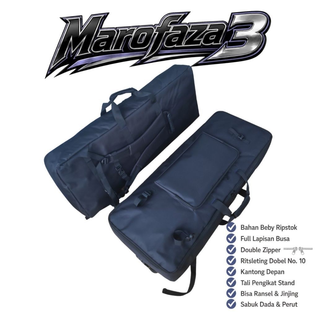 Marofaza 3 Tas Keyboard Korg PA700 Korg PA900 Korg PA600 Korg PA300 Korg PA1000 Gigbag Softcase Saru
