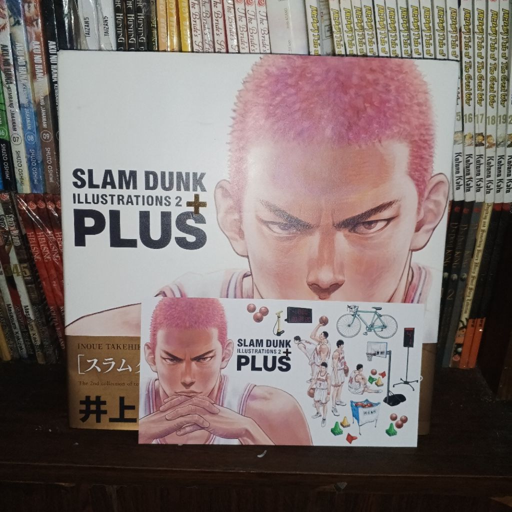 ARTBOOK SLAM DUNK ILLUSTRATION 2 Cetakan pertama bonus post card